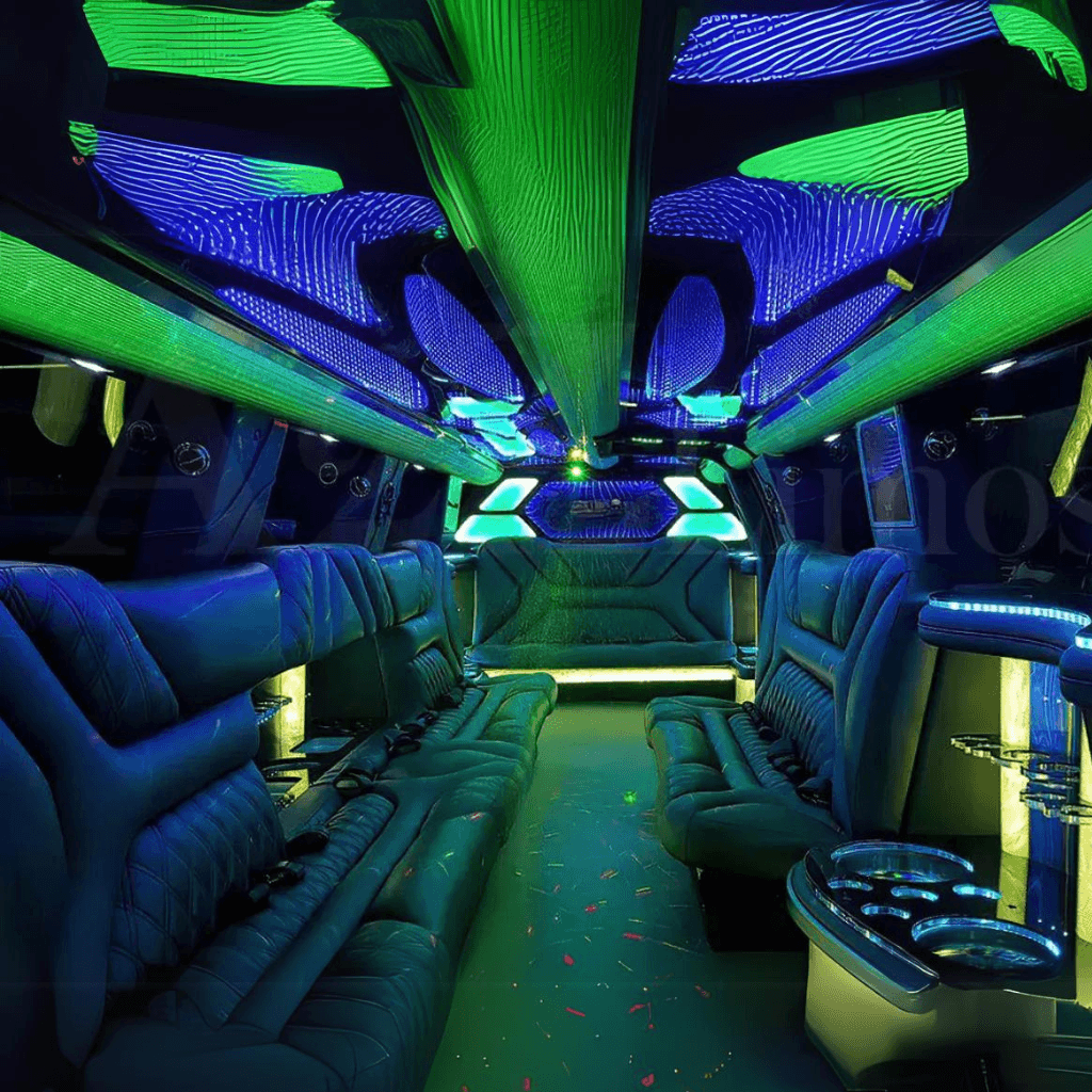 Cadillac Limo Inside